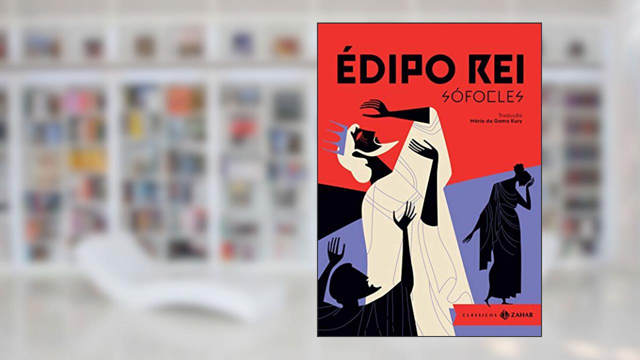 Capa de Édipo rei: edição bolso de luxo, do autor Sófocles