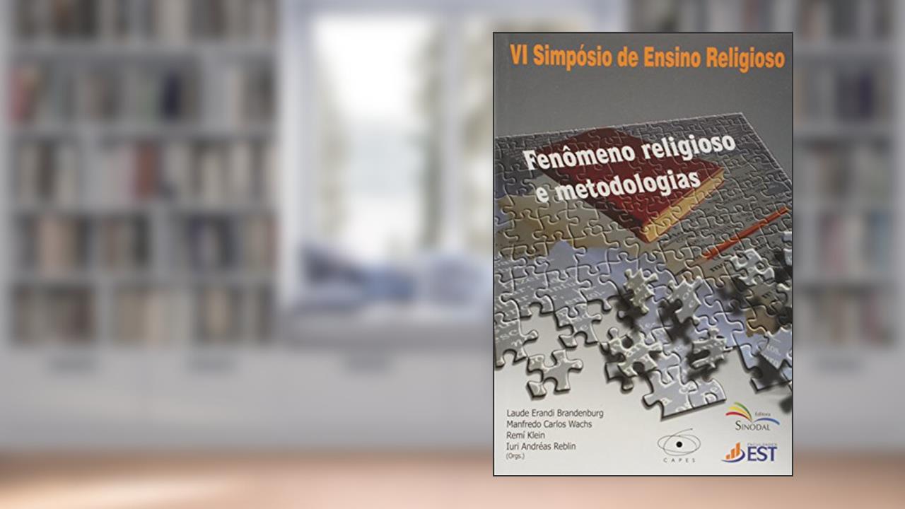 Capa de Fenomeno Religioso e Metodologias, do autor Reblin- Andreas Iuri