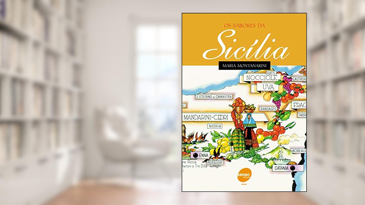 Capa de Sabores da Sicília, do autor Maria Amato Montanarini