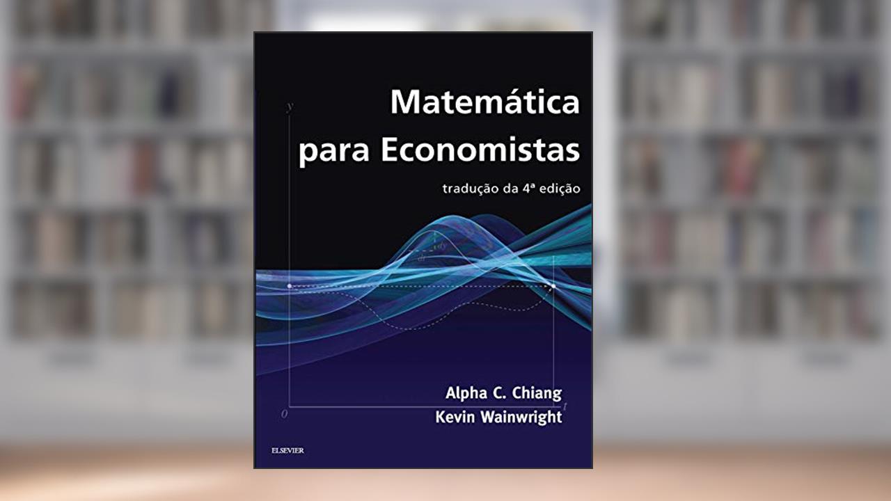 Capa de Matemática para economistas, do autor Alpha Chiang