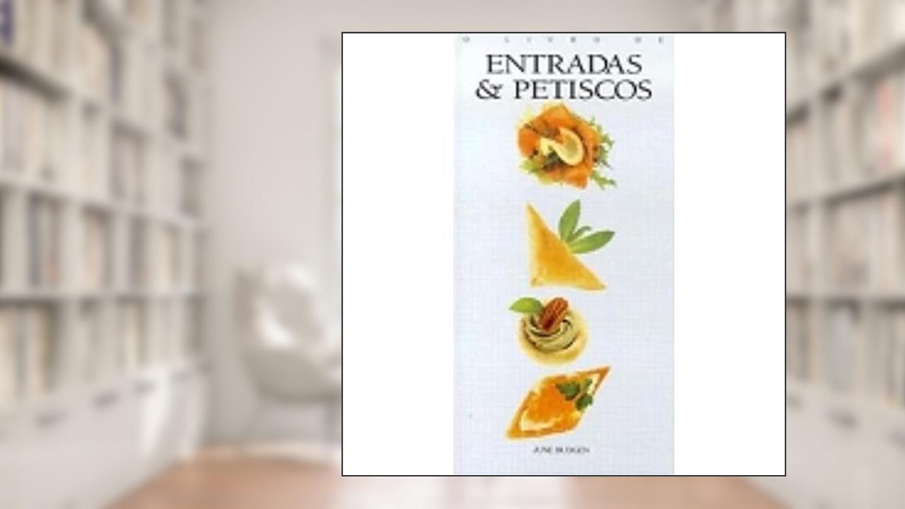 Capa de O livro das entradas e petiscos, do autor June Budgen