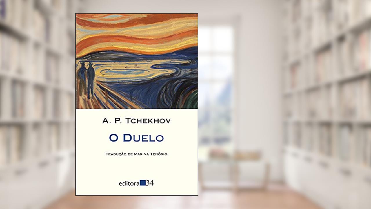 Capa de O duelo, de Anton Pávlovitch Tchekhov