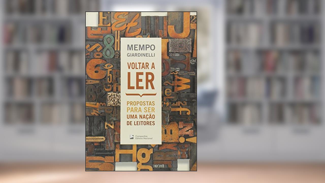 Capa de Voltar a ler: Propostas para ser uma nação de leitores, do autor Mempo Giardinelli