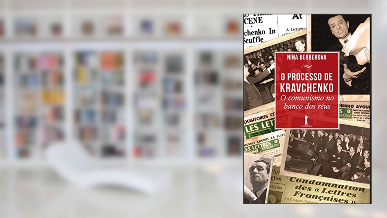 Capa de O Processo de Kravchenko, do autor Nina Berberova