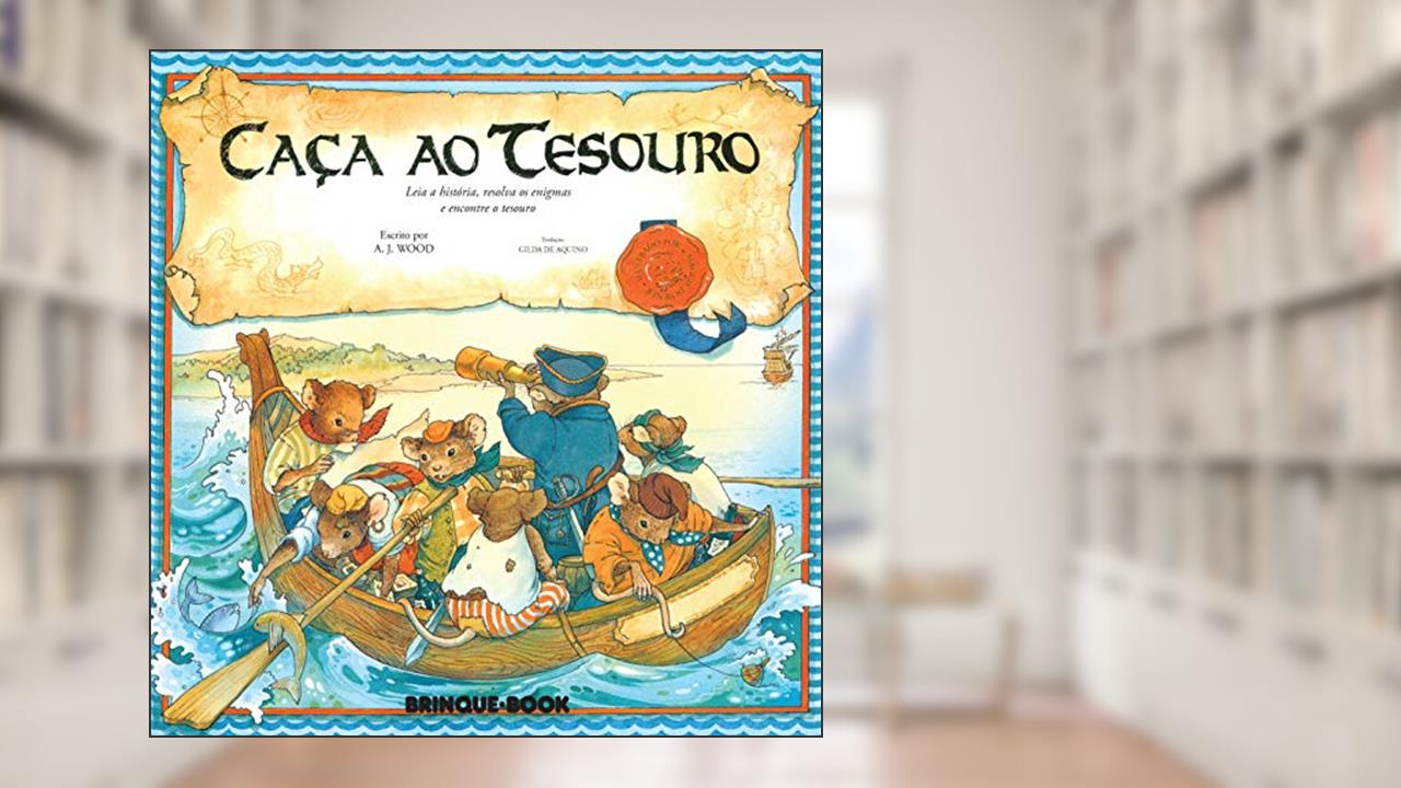 Capa de Caça ao tesouro, do autor A. J. Wood