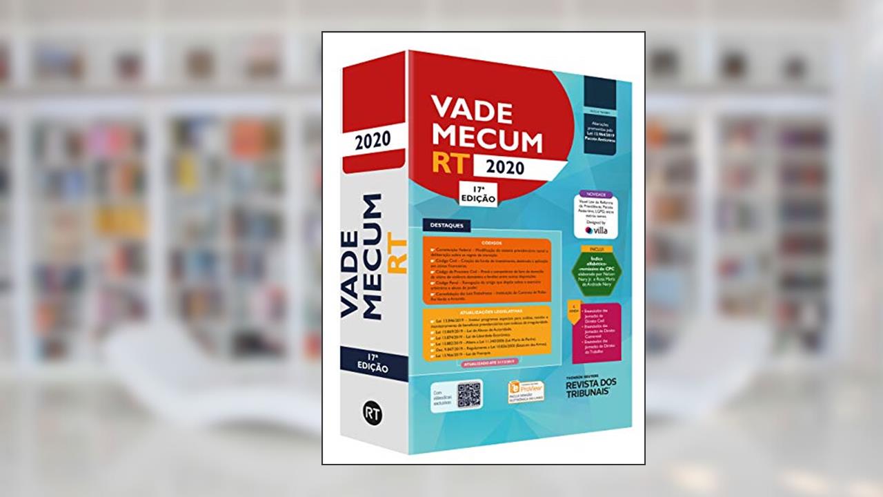 Capa de Vade Mecum Rt 2020, do autor Vários Autores