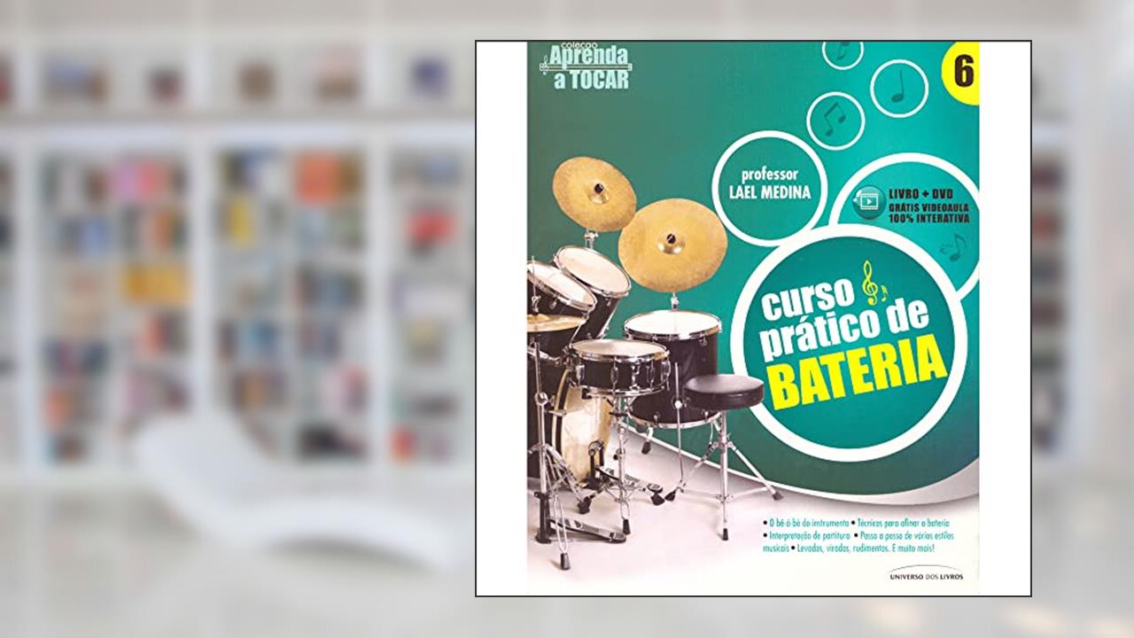 Capa de Curso Pratico de Bateria - Livro 6, do autor Vários Autores