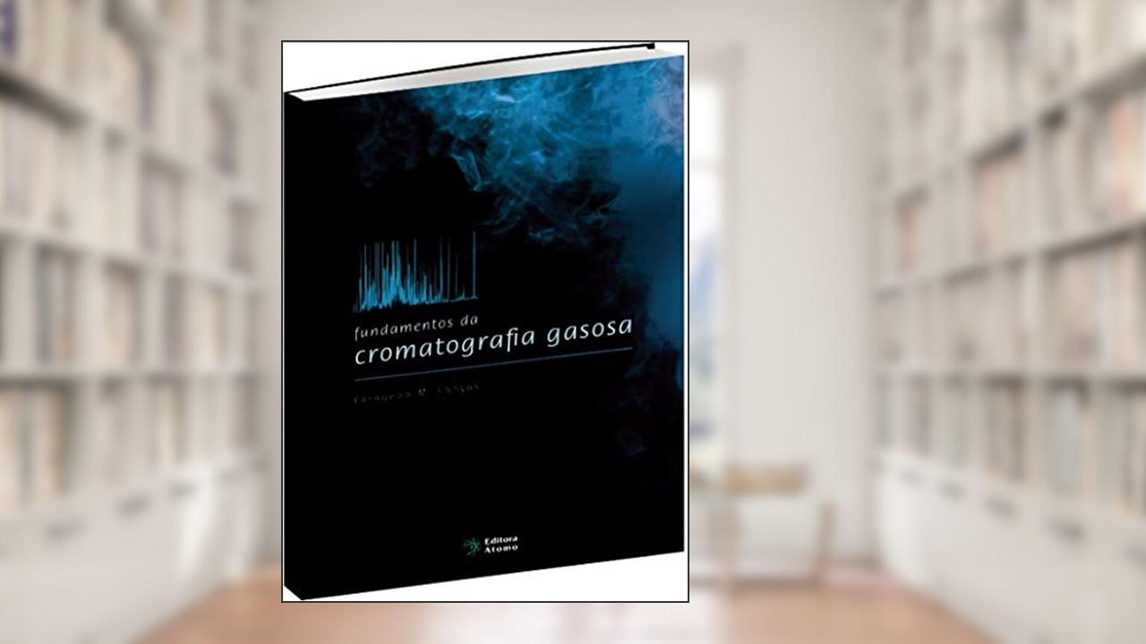 Capa de FUNDAMENTOS DA CROMATOGRAFIA GASOSA, do autor FERNANDO M. LANÃ?AS