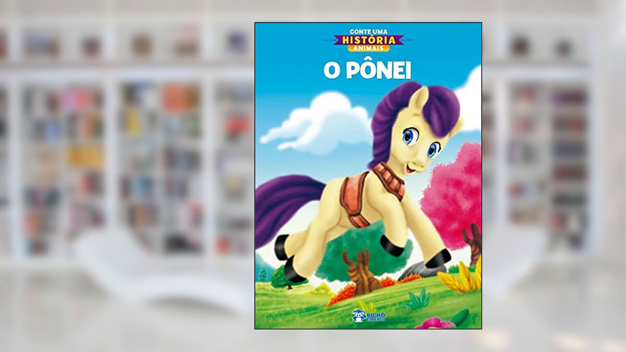 Capa de Conte Uma História Animais - Ponei, do autor Jefferson Ferreira