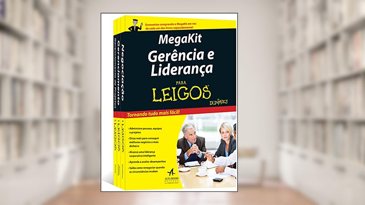 Capa de Megakit Gerência e Liderença Para Leigos, do autor Michael C.; Bob Nelson; Stanley Portny