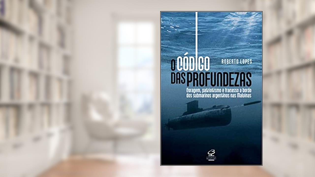 Capa de O código das profundezas, do autor Roberto Lopes
