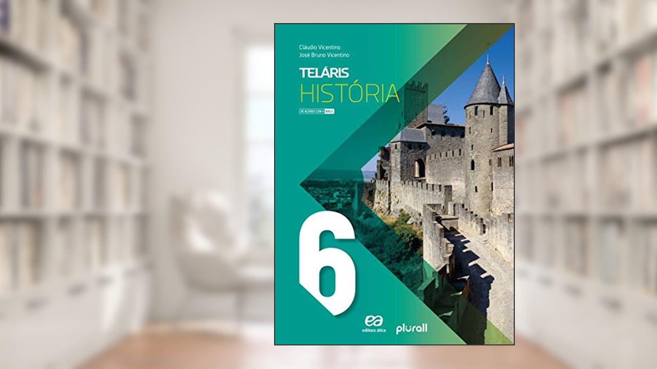 Capa de Teláris História 6º ano, do autor Cláudio Vicentino; José Bruno Vicentino