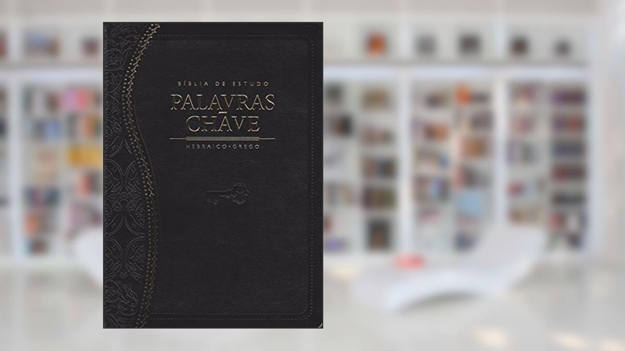 Capa de Bíblia de Estudo. Palavras-Chave-Preta Clássica, do autor Vários Autores