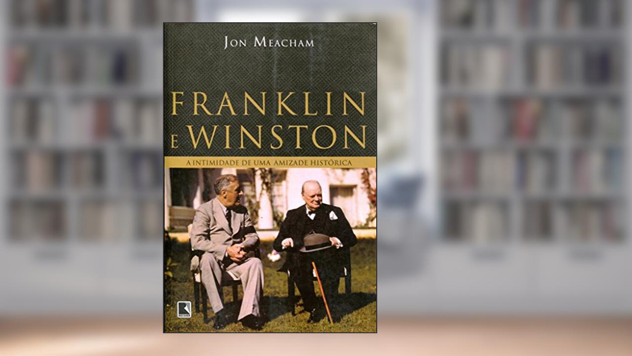 Capa de FRANKLIN E WINSTON, do autor Jon Meacham