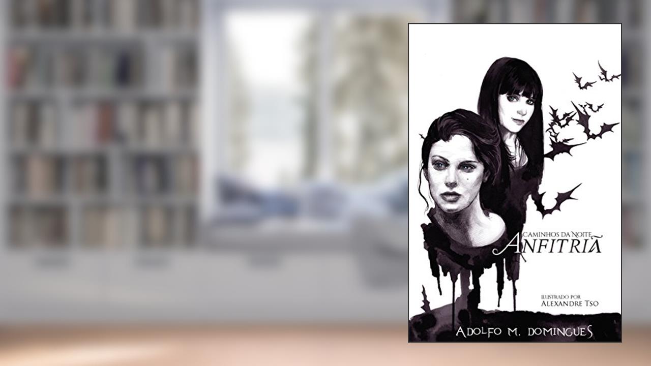Capa de Caminhos da Noite: A Anfitriã, do autor Adolfo Gabriel Martins Domingues