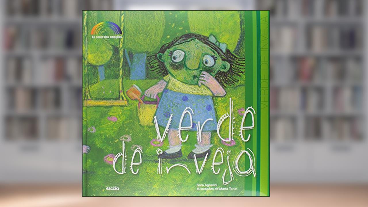 Capa de Verde de Inveja - Coleção as Cores das Emoções, do autor Sara Agostine