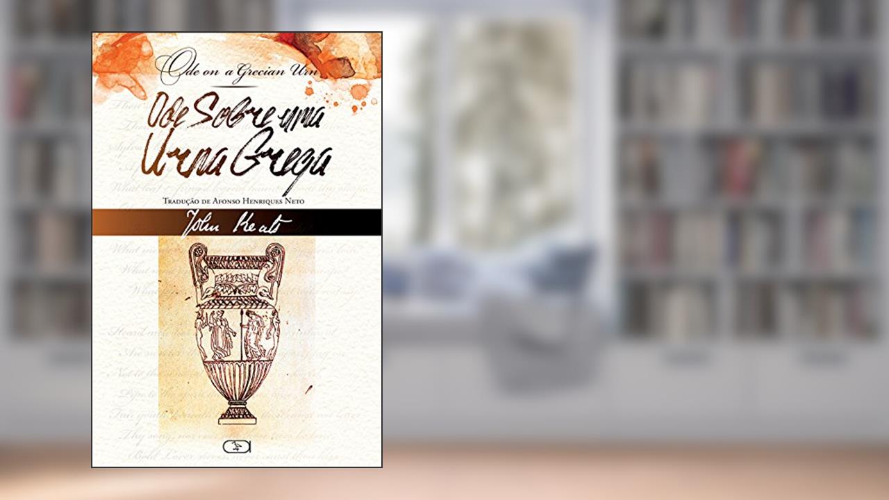 Capa de Ode sobre uma urna grega, do autor John Keats
