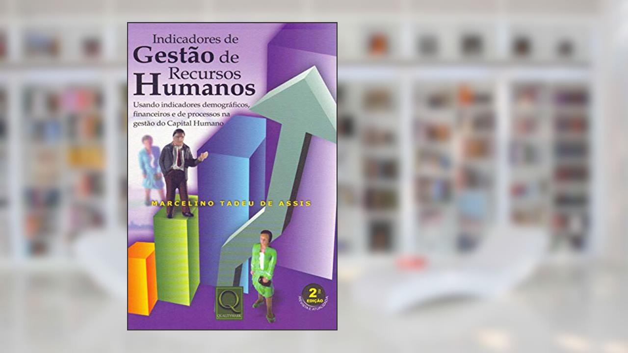 Capa de Indicadores de Gestão de Recursos Humanos, do autor Marcelino Tadeu de Assis