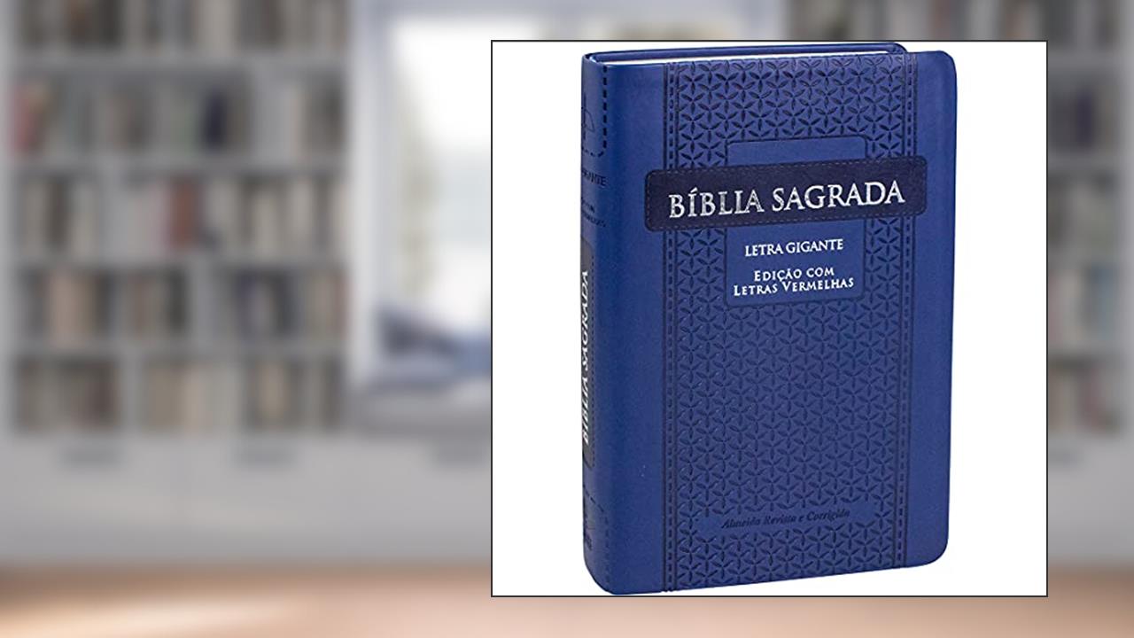 Capa de Bíblia Sagrada ARC Letra Gigante com índice: Almeida Revista e Corrigida (ARC), do autor Sociedade Bíblica do Brasil