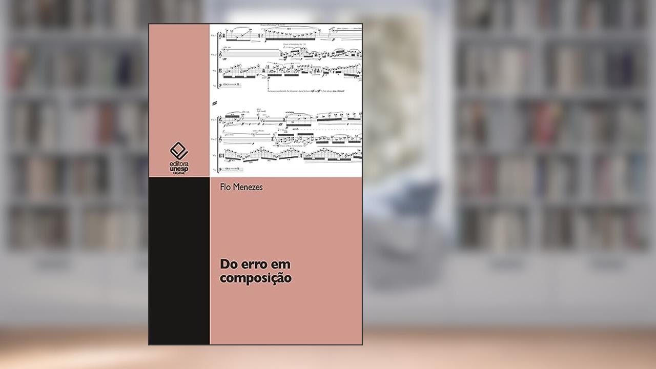 Capa de Do erro em composição, do autor Flo Menezes