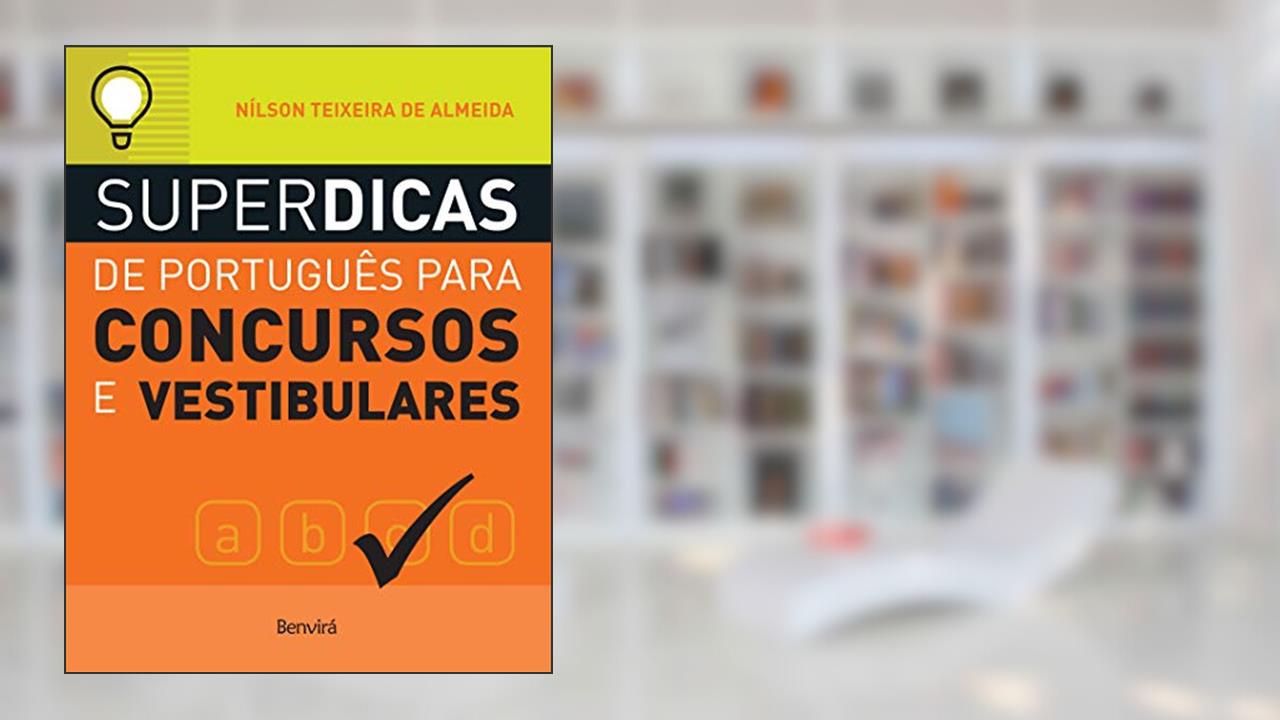 Capa de Superdicas de português para concursos e vestibulares, do autor Nilson Teixeira de Almeida