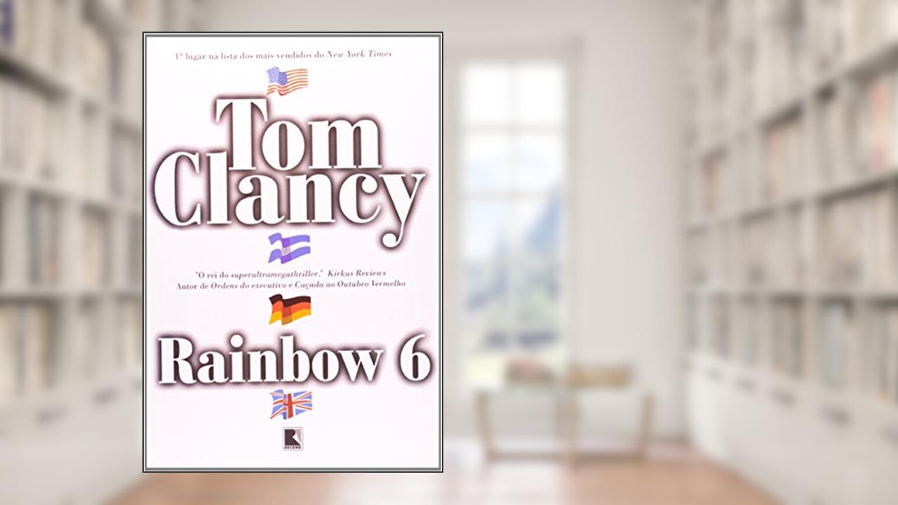 Capa de Rainbow 6 - Coleção Negra, do autor Tom Clancy
