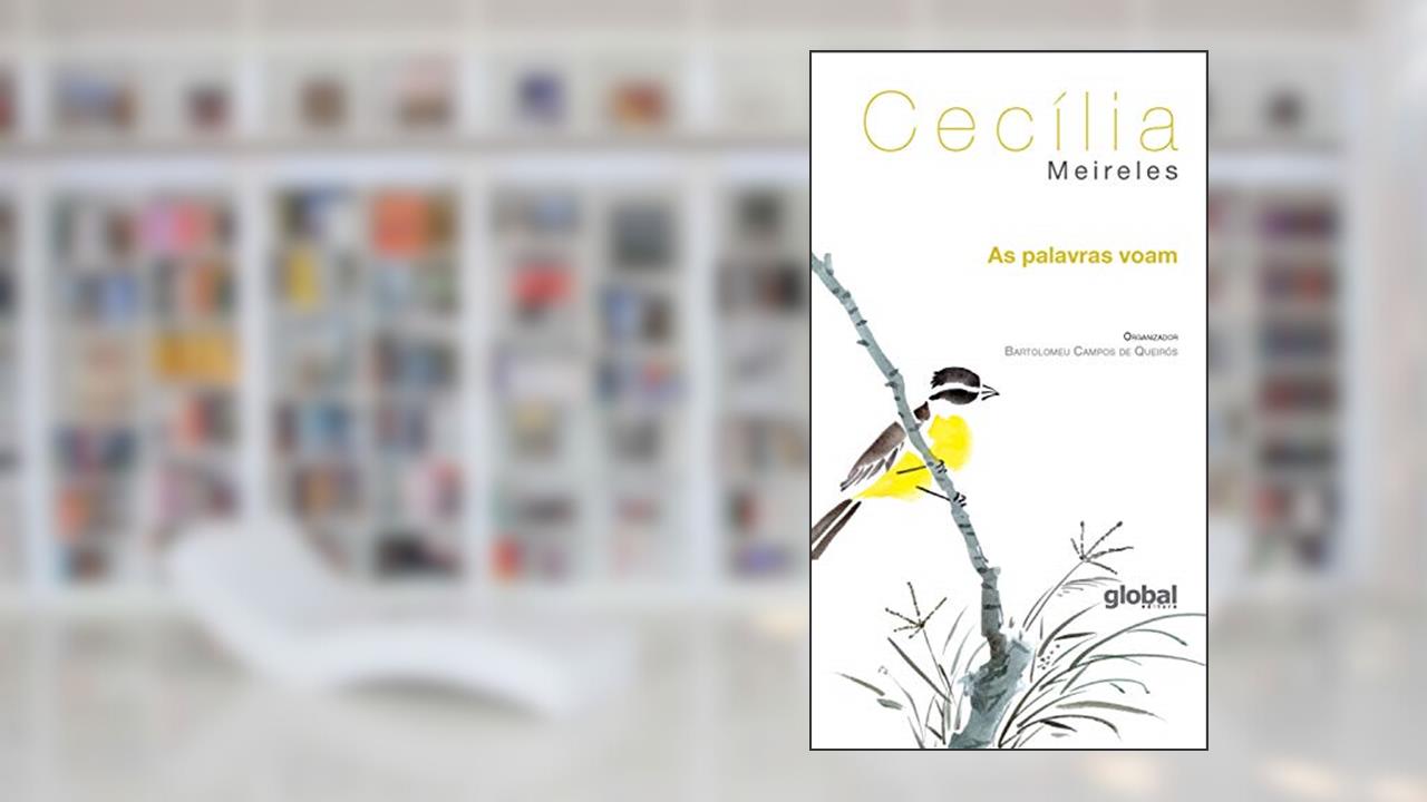 Capa de As palavras voam, do autor Cecília Meireles; Lúcia Hiratsuka