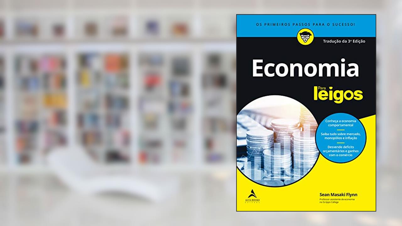 Capa de Economia Para Leigos: Tradução da 3ª edição, do autor Sean Masaki Flynn