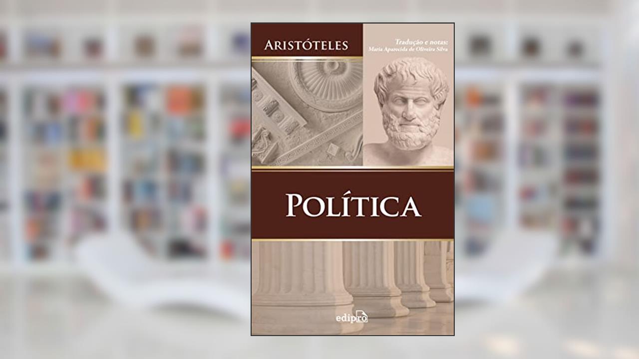 Capa de Política, do autor Aristóteles