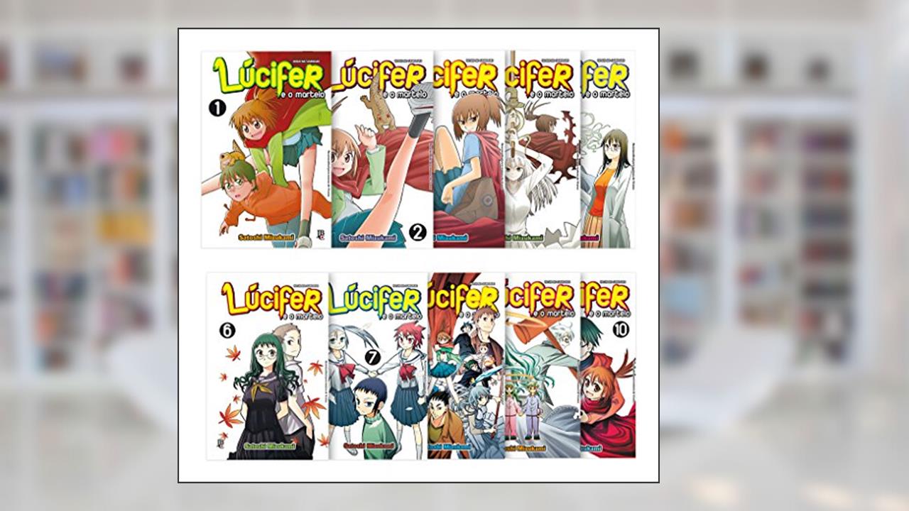 Capa de Coleção Lúcifer e o Martelo - Caixa com Volumes 1 a 10, do autor Satoshi Mizukami