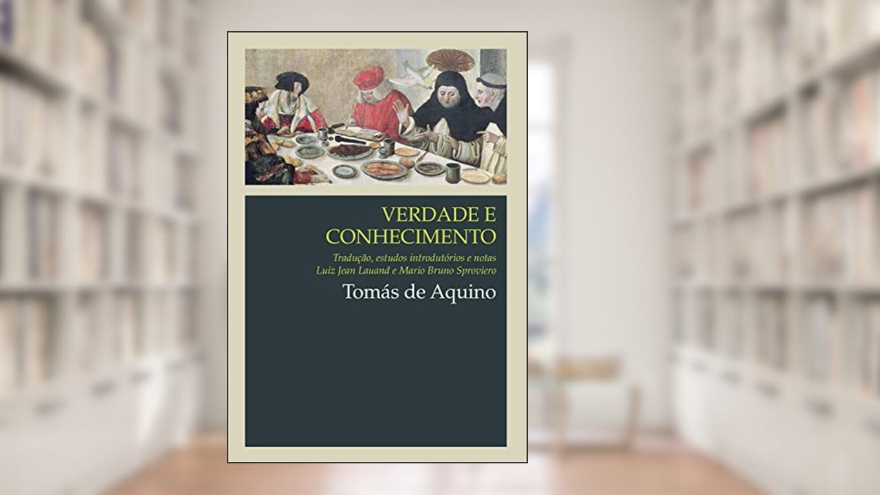 Capa de Verdade e conhecimento, do autor Tomás de Aquino