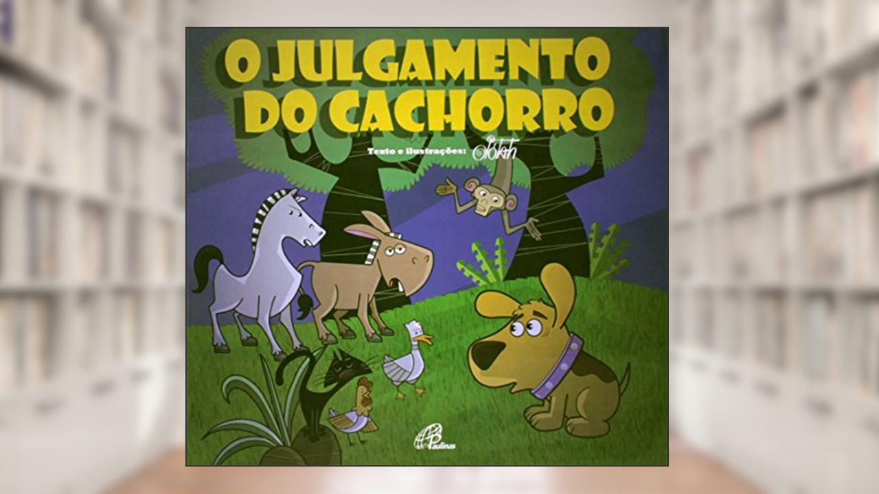 Capa de O julgamento do cachorro, do autor Jótah