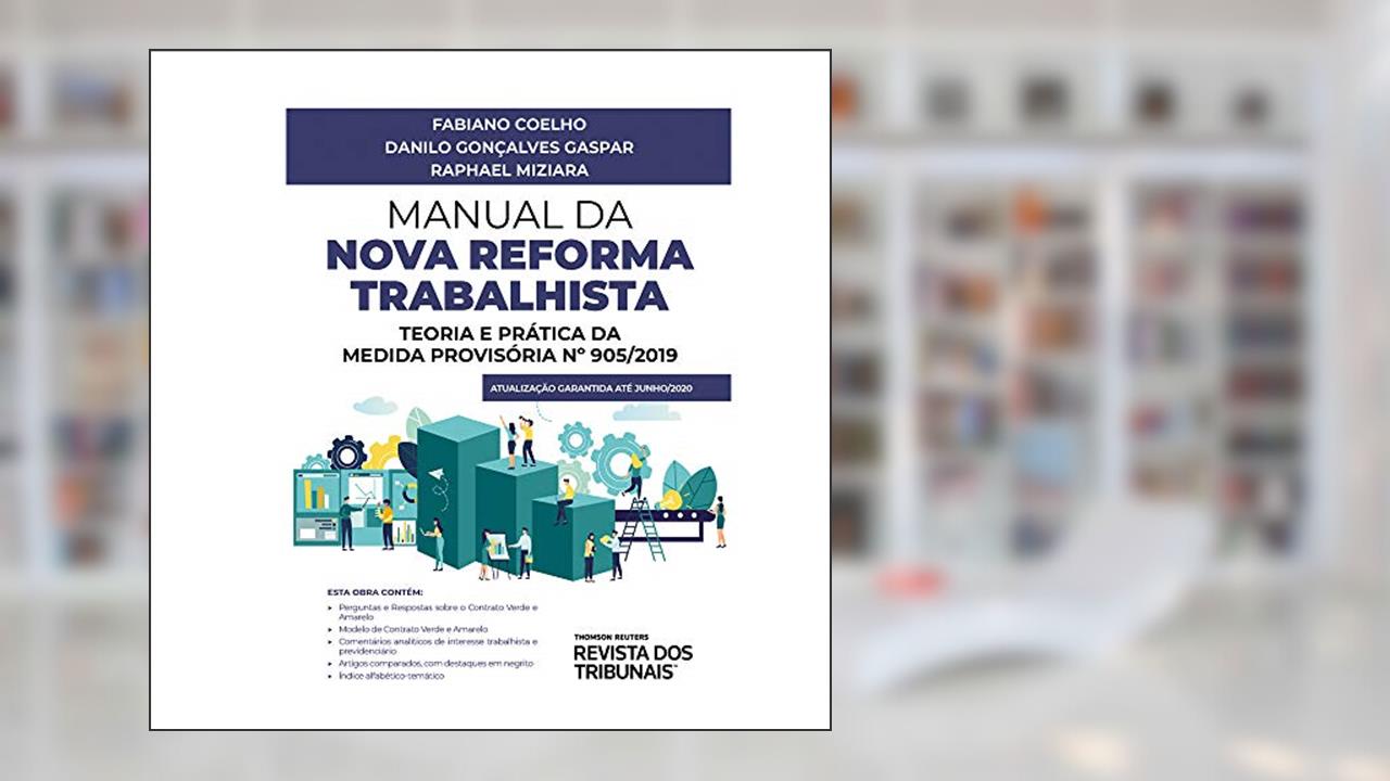 Capa de Manual Da Nova Reforma Trabalhista, do autor Raphael Miziara