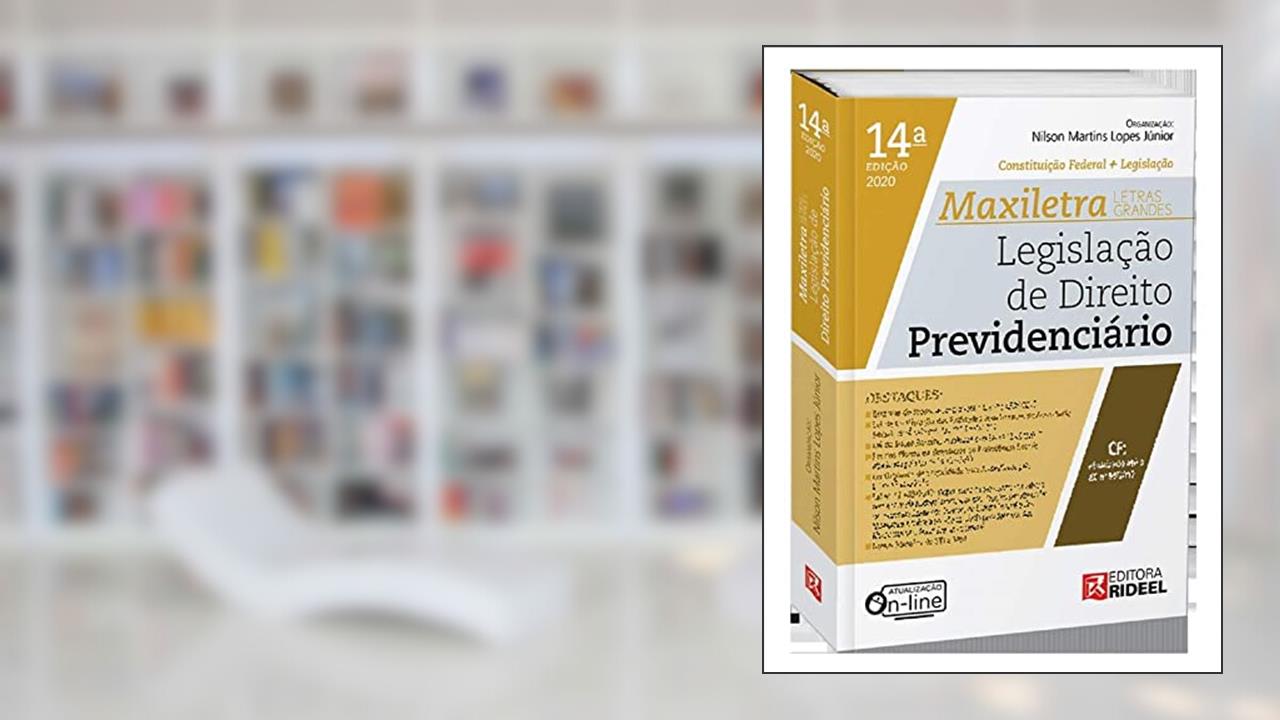 Capa de Legislação de Direito Previdenciário, do autor Nilson Martins Lopes Júnior
