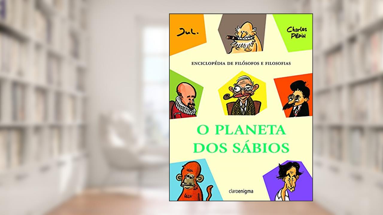 Capa de O planeta dos sábios, do autor Charles Pépin