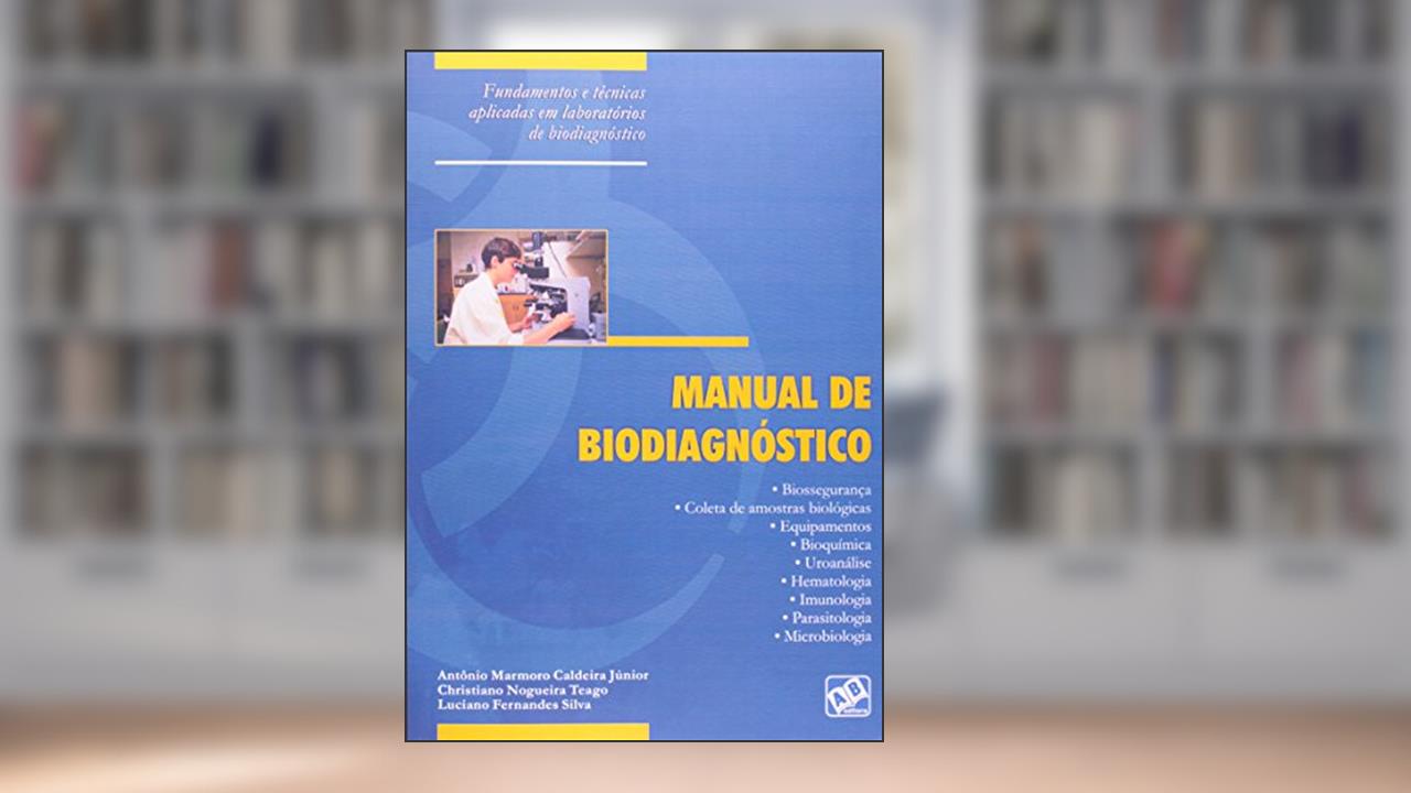 Capa de Manual de Biodiagnóstico, do autor Antônio Marmoro Caldeira Júnior