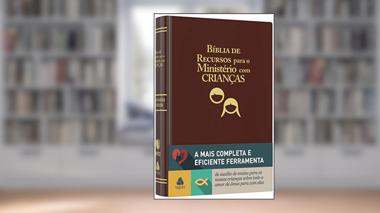 Capa de Bíblia de recursos para o ministério com crianças - APEC - Luxo PU marrom: Ferramenta de auxílio de ensino para as nossas crianças sobre todo o amor de Jesus para com elas, do autor Gayle Klock