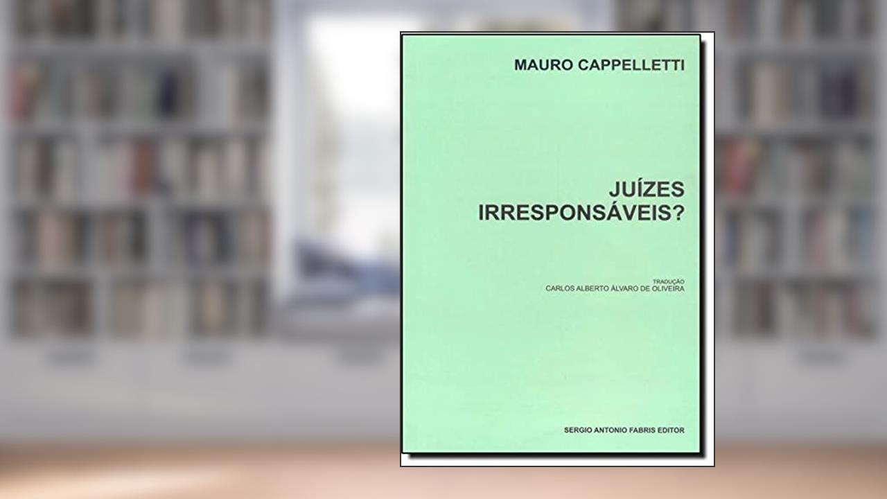 Capa de Juízes Irresponsáveis?, do autor Mauro Cappellettti