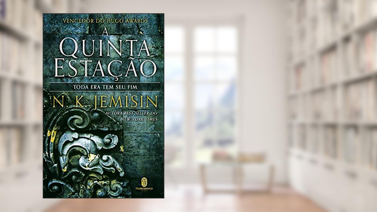 Capa de A Quinta Estação, do autor N.K. Jemisin