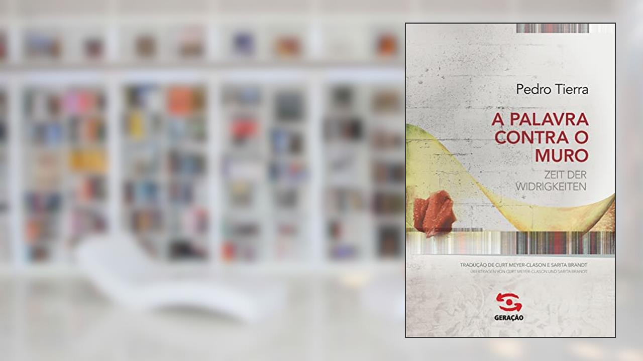 Capa de A Palavra Contra o Muro, do autor Pedro Tierra