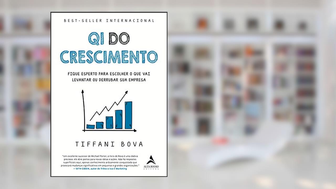 Capa de QI do Crescimento: Fique Esperto Para Escolher o que vai Levantar ou Derrubar sua Empresa, do autor Tiffani Bova