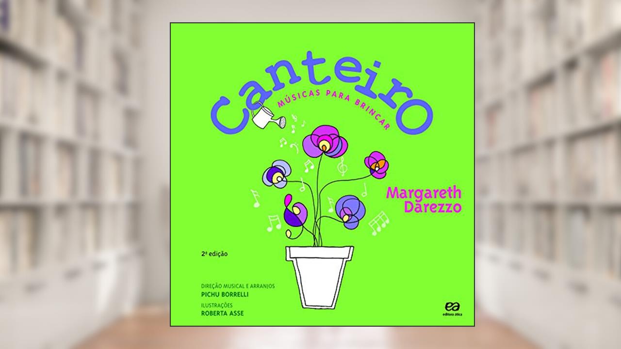 Capa de Canteiro: Músicas para brincar, do autor Margareth Darezzo