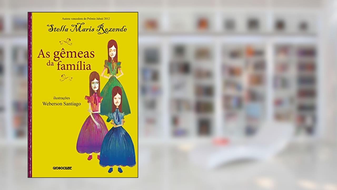 Capa de As gêmeas da família, do autor Stella Maris Rezende
