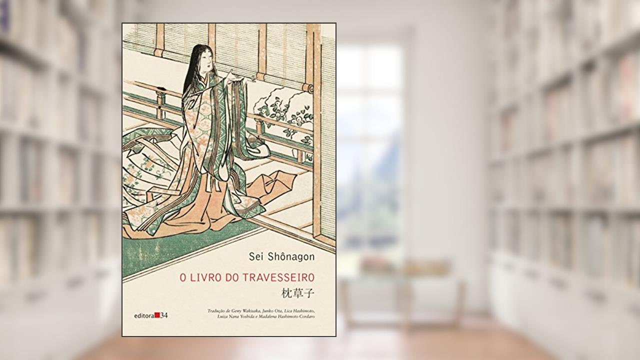 Capa de O livro do travesseiro, de Sei Shônagon