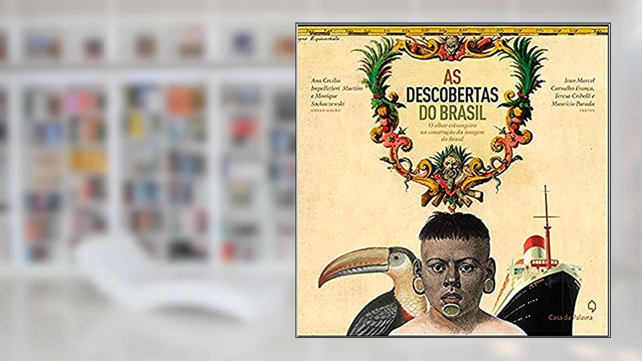 Capa de As descobertas do Brasil, do autor Jean Marcel Carvalho França