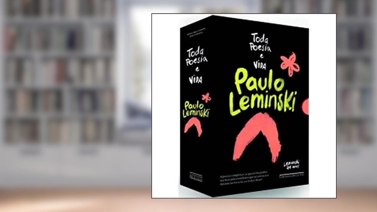 Capa de Leminski. 70 Anos - Caixa, do autor Paulo Leminski