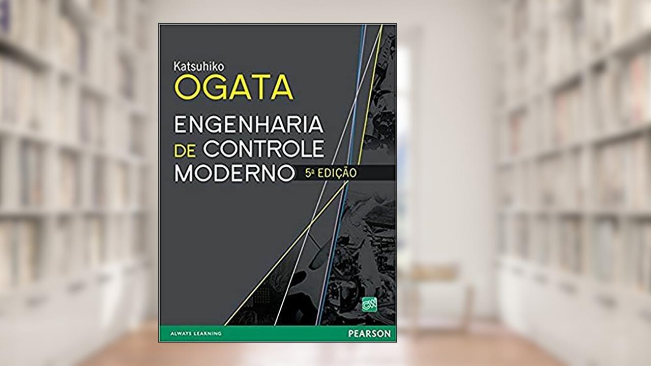 Capa de Engenharia de Controle Moderno, do autor Katsuhiko Ogata