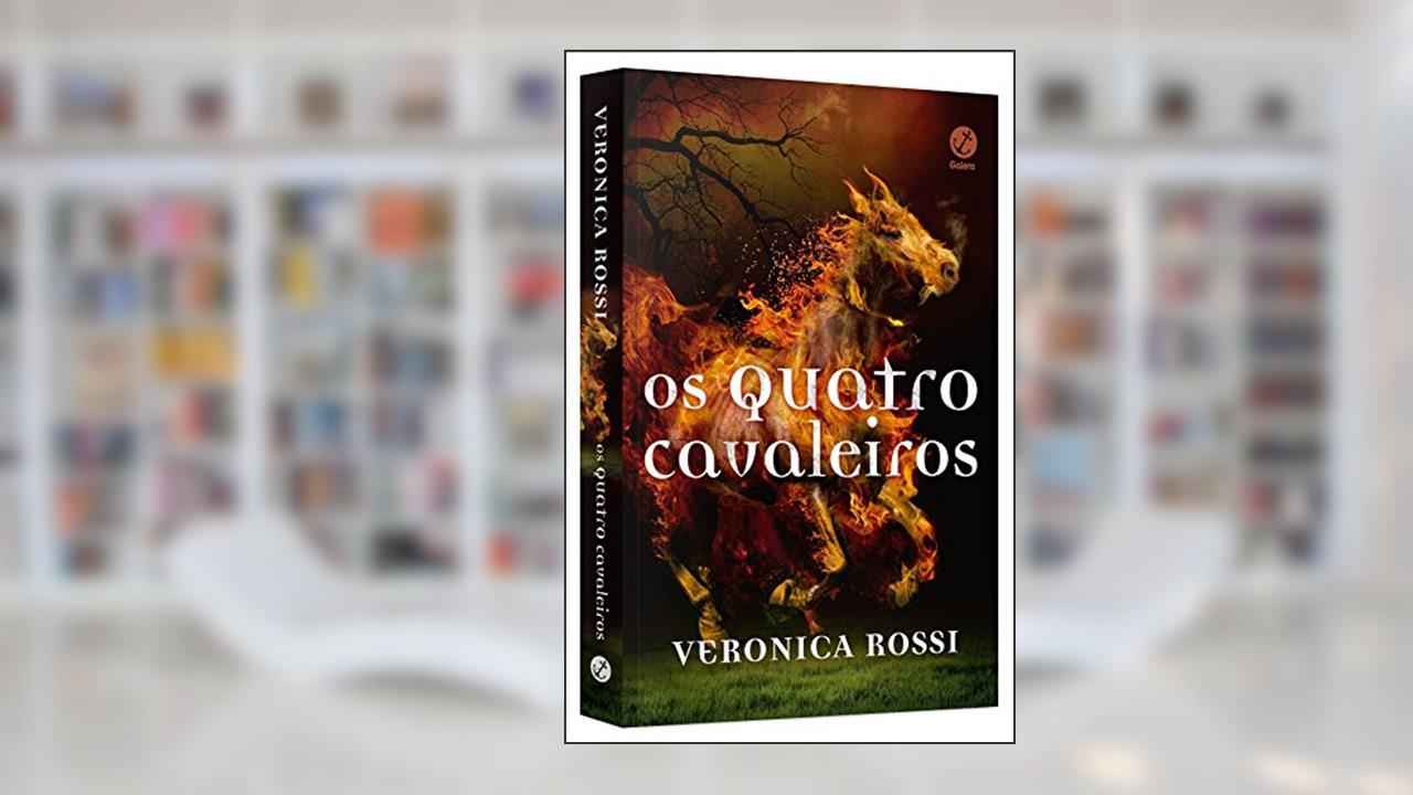 Capa de Os quatro cavaleiros (Vol. 1 Riders), do autor Veronica Rossi