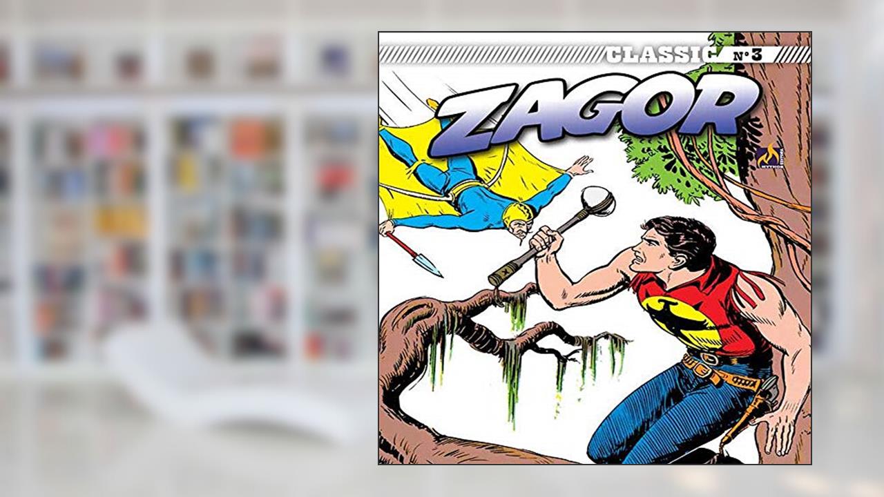 Capa de Zagor Classic - volume 03: O homem voador, do autor Guido Nolitta