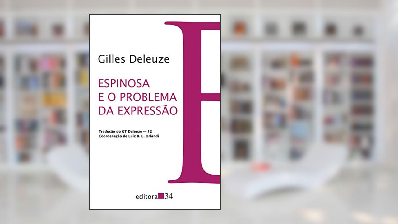 Capa de Espinosa e o problema da expressão, do autor Gilles Deleuze